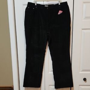 St. John's Bay Black Women's Jeans Corduroy Pants